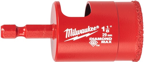 Forage à Milwaukee | diamant max™ | 1 4 humide sec | 29mm 1 4 hex - 4932498351