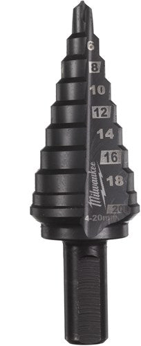 Milwaukee cobalt 4 à 20 mm - 1 pc foret étagé cobalt 4-20 mm pas 2 mm - 48899372