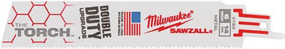 Lame de scie alternative Ty Milwaukee Heavy Du Torch™ | torche 150 mm x 14 tpi | 5 pièces - 48475782
