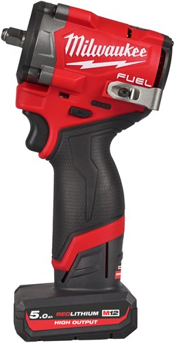 Milwaukee m12 fciwf38g3-502x | Clé à chocs à batterie compacte Fuel 12v 3 8 avec bague de friction dans boîte HD (2x batterie 5,0ah + chargeur c12 c) - 4933493452