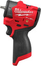 Milwaukee m12 fsciwf14-0 m12 carburant sous-compact 1 4 clé à chocs à batterie | avec bague de friction - 4933498973
