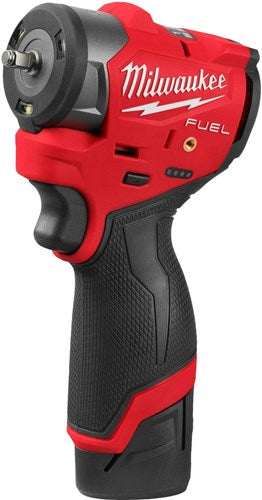 Milwaukee m12 fsciwf14-252x m12 carburant sous-compact 1 4 clé à chocs à batterie | avec bague de friction (2x batterie 2,5ah + chargeur) - 4933498974