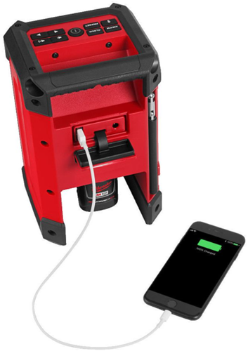 Chargeur radio Milwaukee m12 rcdab+ | 12v | excl. batteries et chargeur - 4933472114