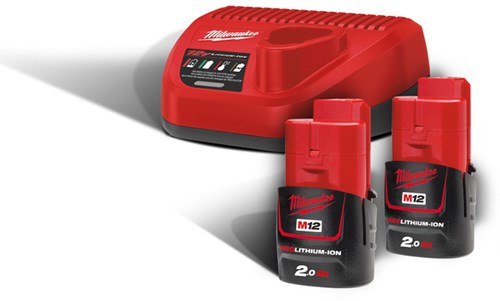 Kit Milwaukee m12nrg-202 | Batterie 12v 2,0ah - 4933459209