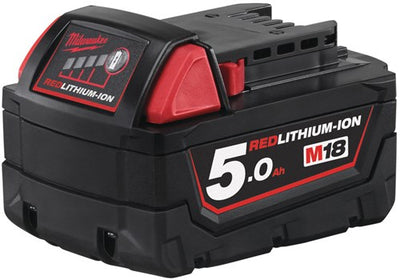 Batterie Milwaukee m18 b5 (18 v 5,0 ah li-ion) - 4932430483