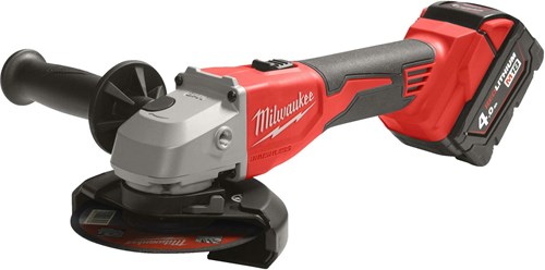 Milwaukee m18 blsag125x-402x | Meuleuse d'angle sans balais m18™ de 125 mm avec interrupteur coulissant - 4933492644 4933492644