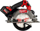 Scie circulaire à batterie à combustible Milwaukee m18 fcsdc165-552c | 165 mm | y compris 2 piles m18 hb5.5 et chargeur m12-18fc | en mallette de transport - 4933499997