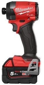 Milwaukee m18 fid3-502x | clé à chocs pour batterie à carburant m18 | 18v | y compris Batterie 2 x 5,0 Ah + chargeur multiple | dans la boîte HD 4933479865