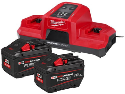 Milwaukee m18 forgenrg-122dbsc | Kit batterie et chargeur m18 forge™ (batterie 2x 12,0ah + chargeur) - 4933498614