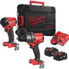 Bloc d'alimentation à carburant Milwaukee m18 fpp2a3-502x | m18fpd3 m18fid3 | 2x batterie 5,0 Ah + chargeur | en boîtier HD - 4933480873