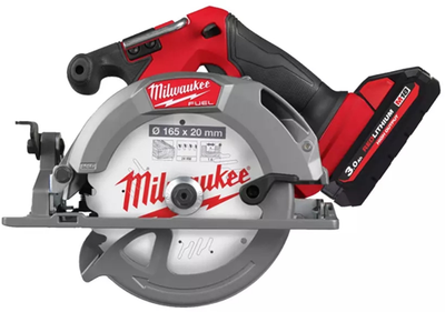 Milwaukee m18 fuel™ m18 fcs552-302x scie circulaire sans fil 165 mm | avec 2x batteries 3,0ah dans un coffret HD - 4933493589