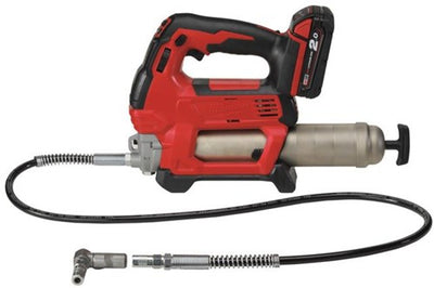 Milwaukee m18 gg-201c | pistolet graisseur à batterie (1x batterie 2.0ah + chargeur en étui) - 4933440490