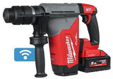 Milwaukee m18 onefhpx-552x | Perceuse à percussion à batterie à essence à une clé 18v sds-plus 32mm fixtec en boîte hd (batterie 2x 5,5ah + chargeur m12-18 fc) - 4933478496 - afbeelding 2