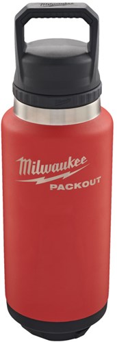Bouteille Milwaukee packout™ 1065 ml avec couvercle rouge - 4932493467
