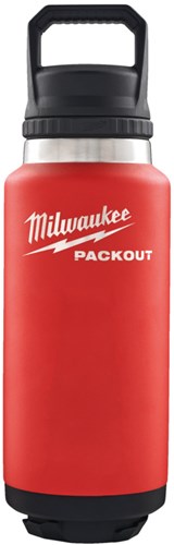 Bouteille Milwaukee packout™ 1065 ml avec couvercle rouge - 4932493467