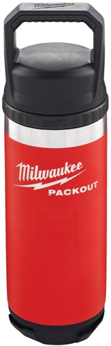Flacon Milwaukee packout™ 532 ml avec couvercle rouge - 4932493991