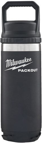 Bouteille Milwaukee packout™ 532 ml avec couvercle noir - 4932493992