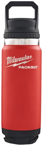 Bouteille Milwaukee packout™ 710 ml avec couvercle rouge - 4932493465