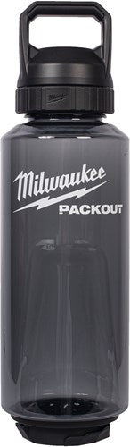 Bouteille en plastique Milwaukee packout™ avec bouchon | 1420 ml | noir - 4932498641