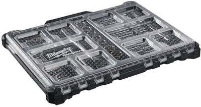 Jeu de clés à cliquet et à douille Milwaukee packout métrique ¼ ½ (63 pièces) - 4932493661