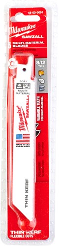 Lames de scie alternative Milwaukee | universel | bois métal plastique | 150 mm x 8 12 tpi | 5 pièces - 48475091