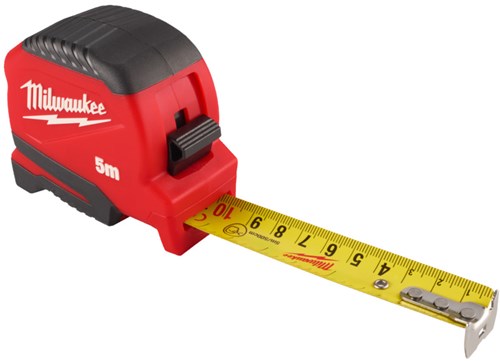 Ruban à mesurer Milwaukee compact gen ii | 5m x 25mm - 4932498778