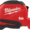 Ruban à mesurer Milwaukee compact gen ii | 5m x 25mm - 4932498778