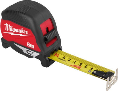 Ruban à mesurer Milwaukee | gène iii | magnétique | 8m x 30mm - 4932498770