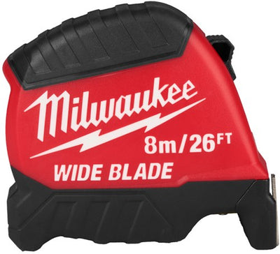 Ruban à mesurer Milwaukee | lame large | 26 pieds 8 m x 35 mm - 4932499206