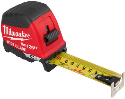 Ruban à mesurer Milwaukee | lame large | magnétique | 26 pieds 8 m x 35 mm - 4932499210