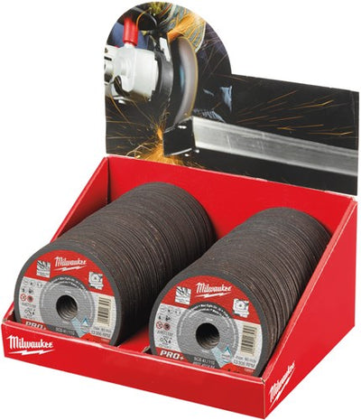 Milwaukee accessoires milwaukee scs 41 125 disques à tronçonner minces en métal pro+ - 4932498002
