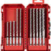 Jeu de forets Milwaukee SDS-Plus | mx4 | boîte prête à l'emballage | 5 6 6 x 115 6 6 8 8 8 10 x 165 12 x 160 mm - 4932500062