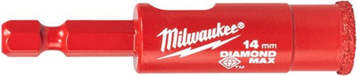 Perceuse à carrelage Milwaukee | diamant max™ | 1 4 humide sec | 14mm 1 4 hex - 4932498346