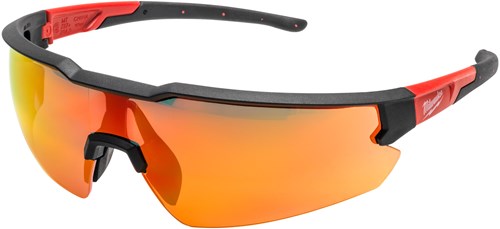 Lunettes de sécurité Milwaukee | amélioré | verre miroir rouge - 4932498548