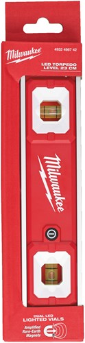 Niveau à bulle Milwaukee | torpille à led - 4932498742