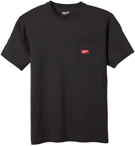 Milwaukee wt ss bl l t-shirt de travail manches courtes noir l - 4932493005