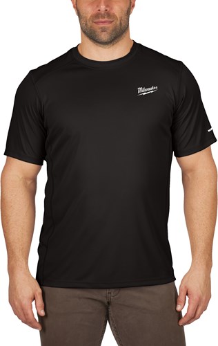 Milwaukee ww ss bl l t-shirt workskin™ temps chaud manches courtes noir l - 4932493065