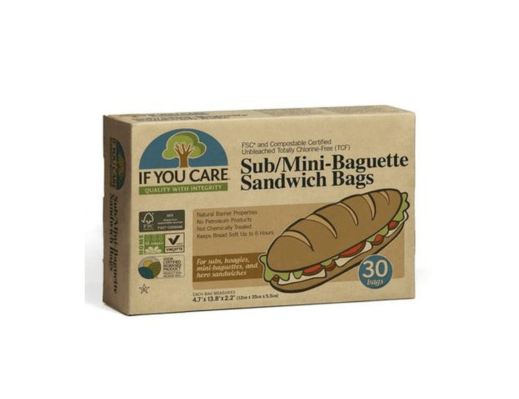 Si vous vous souciez de la mini baquette et des sacs à sandwich FSC non blanchis 30 St.12x35x5.5cm