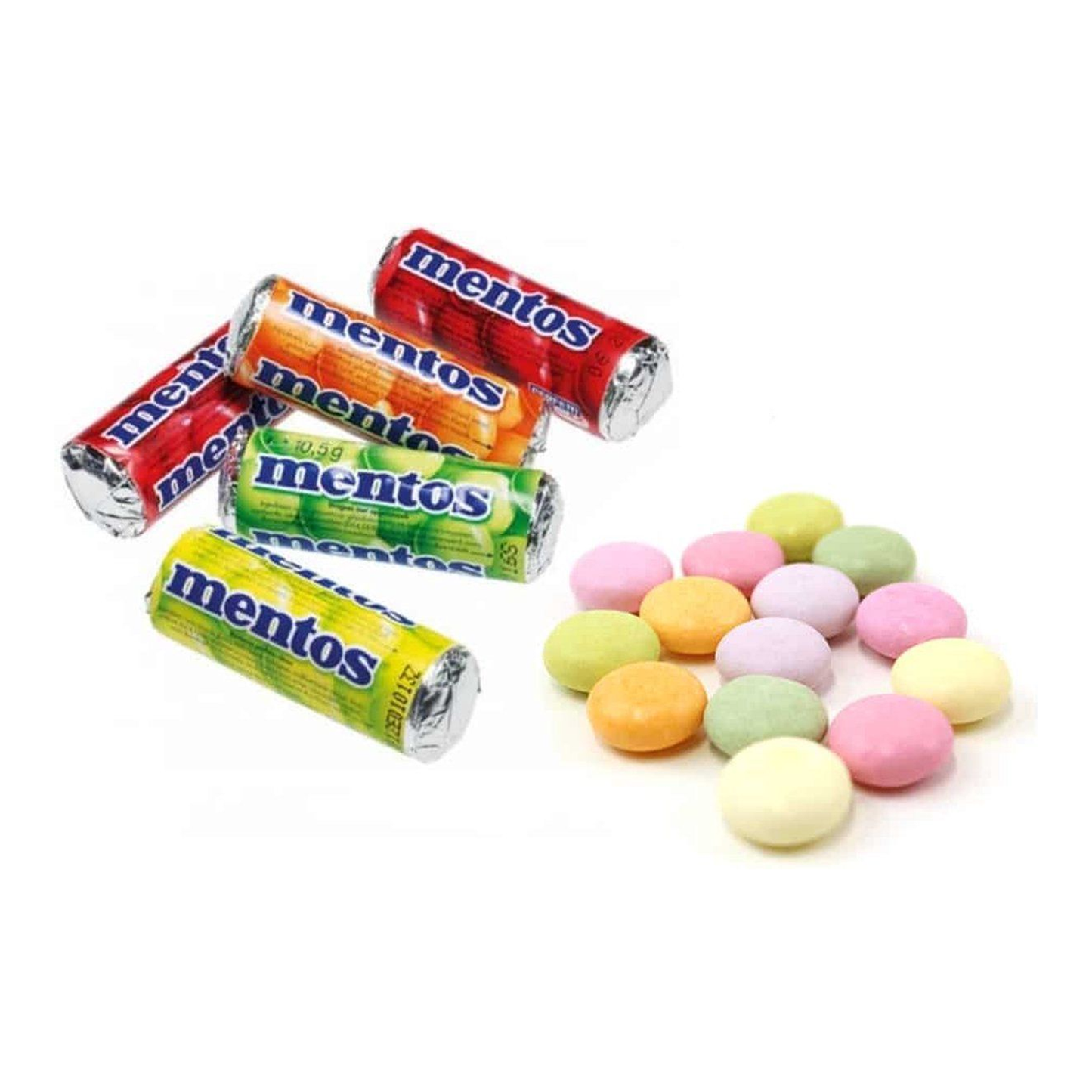 Mentos mini fruits assortis (3x 1 kg)
