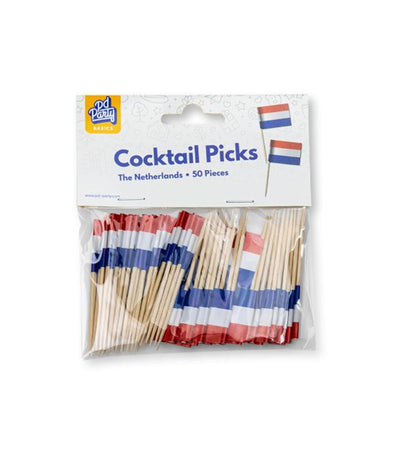 Paperdreams bâtonnets à cocktail Pays-Bas 50 pièces