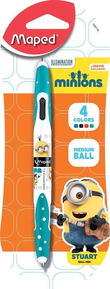 Stylo sbires 4 couleurs