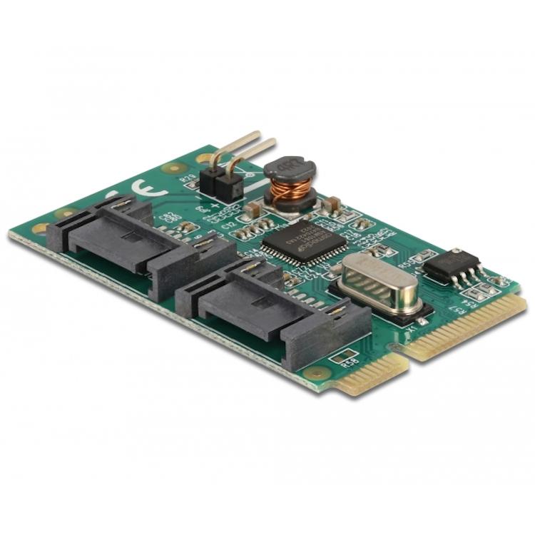 Minipcie delock i o PCIe 2XSATA 6 Gbs