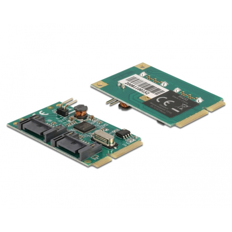 Minipcie delock i o PCIe 2XSATA 6 Gbs