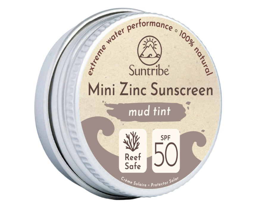 Crème solaire Suntribe - visage sport - spf 50 - teinte boue - 15 gr