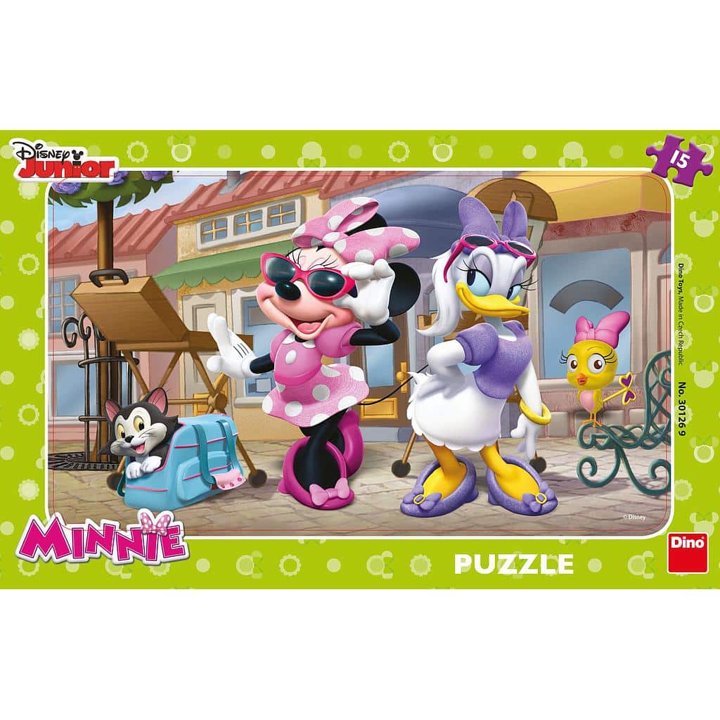 Disney Puzzle Minnie et Daisy à Montmartre 15 pièces