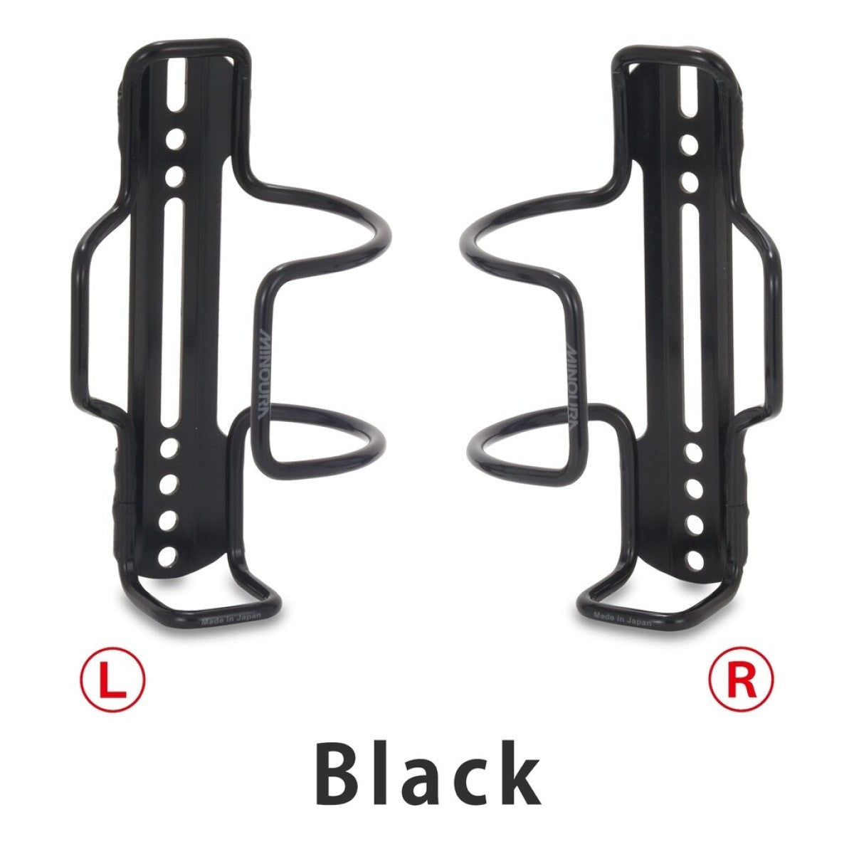 Minoura porte-bouteille entrée latérale gauche slb-100l noir
