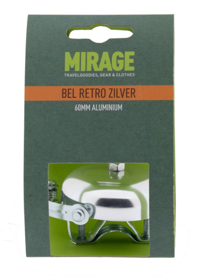 Cloche Mirage rétro aluminium 60mm, argent