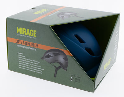 Mirage casque ville e-bike 55-58cm bleu mat