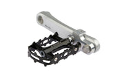 Mirage Crank Turners avec boulon en acier inoxydable en aluminium T6 argent - afbeelding 3