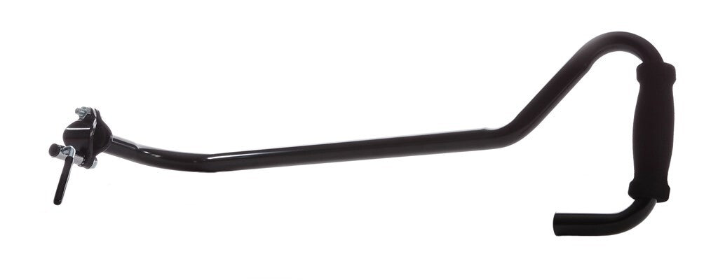 entraîneur de vélo à barre de poussée 67 cm acier noir